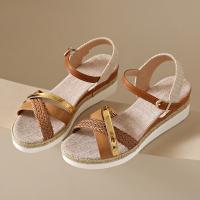 Zapatos de verano para mujer, sandalias con tacones de cuña a la moda, zapatos - details 3