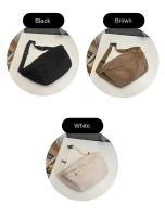 Riñonera de gran capacidad para mujer, bolsos de hombro tipo bandolera, riñonera informal, bolso sencillo para teléfono, riñonera de pana, bolso de plátano para mujer - details 6