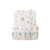 Chaleco Adelgazante para Mujer OUWU Top Sin Mangas con Estampado de Parches Ropa Femenina Nueva - details 2