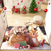 Decorativo Navidad Alfombra, Antideslizante, Felpudo de Navidad de Entrada, Alfombras Absorbente de Navidad, Navidad Felpudo, Alfombra de Decoración de Navidad para Salón Baño - details 6