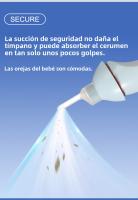 Aspira y Cava Orejas Eléctricas Herramienta de Limpieza de Cerumen Luminoso para Adultos y Niños - details 2