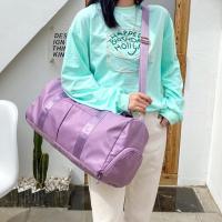 Bolso de hombro para ropa de zapatos, bolsa de almacenamiento de gran capacidad, separación seca y húmeda, bolsa de Yoga para gimnasio, bolsa deportiva cruzada, bolsa de viaje de mano - details 2