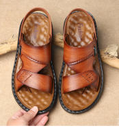 Sandalias2025Nuevas sandalias casuales de fibra ultrafina para hombres, zapatos de playa simples con cojín de látex, zapatos antideslizantes para hombres - details 9