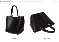 Bolso de hombro de cuero de lujo para mujer, bandolera con asa superior, gran capacidad, 2021 - details 6