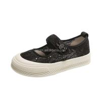 Nueva moda, cinta de moda, encaje antideslizante, zapatos deportivos informales planos únicos de verano para mujer, marca de zapatos ligera y barata - details 0