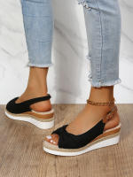 Sandalias de Mujer de Moda con Punta Abierta y Cuña 2023 Estilo Gladiator Ligero Plataforma Zapatos de Playa Antideslizantes Talla Grande - details 12
