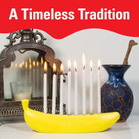 Nuevo portátil divertido creativoBanana Candle HolderCandelabro con temática de plátano - details 4