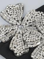 Conjunto de Vestido y Falda Mini de Manga Larga Estilo de Turtén Brillante con Diamantes - details 21
