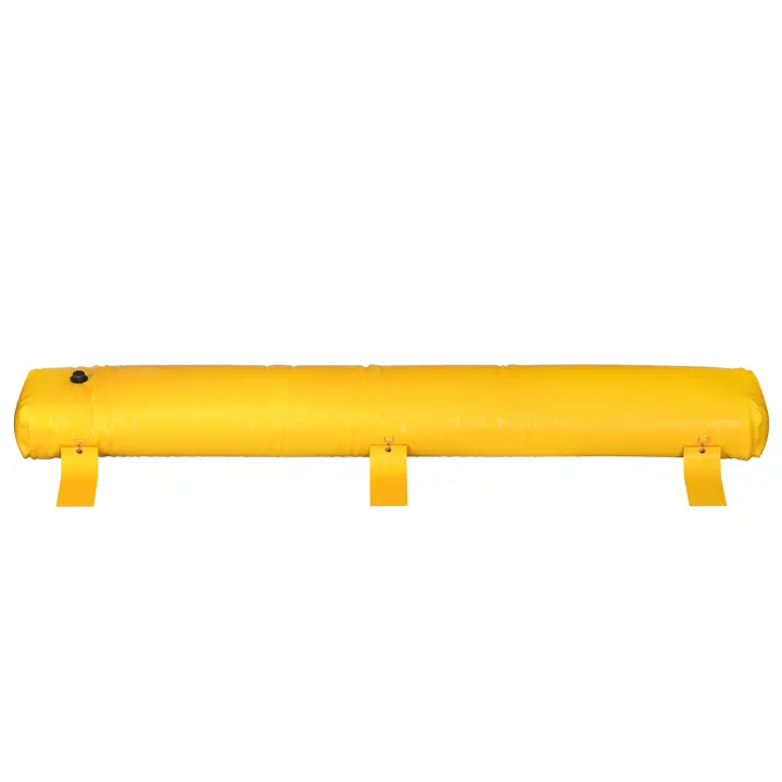 SucceBuy Barrera contra inundaciones, tubos de desviación de agua de PVC de 12 pies de largo x 12 pulgadas de alto, alternativa de bolsa de arena reutilizable para el hogar, garaje, protección eficaz contra inundaciones a prueba de agua - 1