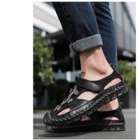 Sandalias de cuero para hombre, zapatos informales antideslizantes, cómodos, transpirables, para playa, talla grande 38-48 - details 11