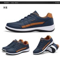 Zapatillas de cuero para hombre, zapatos informales de tendencia, italianos, transpirables, antideslizantes, vulcanizados - details 16