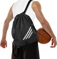 Hombres y mujeres bolsillos laterales dobles mochila deportiva con cordón bolsa de cordón, la escuela, la aptitud, bolsa de cordón, de gran capacidad, ligera, versátil, húmeda y seca, bolsas de baloncesto de fútbol, ​​mochilas de senderismo - details 1