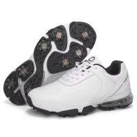 Nuevos zapatos de golf para hombre con amortiguación de aire de alta calidad, cordones de entrenamiento deportivos de vidrio para exteriores de lujo de la marca Guangdong, tachuelas para zapatos, - details 9