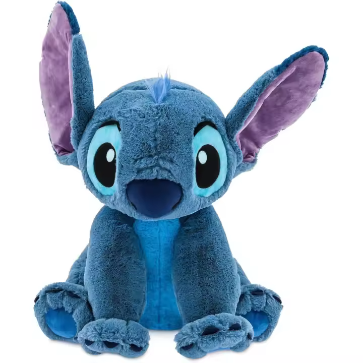 Peluche Mediano de Stitch, Altura: 38 cm, Peluche con una Textura Afelpada y Detalles Bordados, Sus Orejas Son Flexibles y caídas, para Todas Las Edades - 1