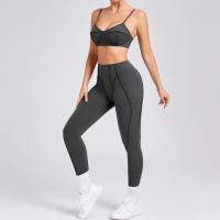 Traje de Yoga para Mujer de Cintura Alta Sujetador Deportivo Antiqueo Pantalones Fizz - details 7