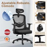 Soporte Lumbar, Función Basculante, Reposacabezas Ajustable, Reposabrazos y Altura Ajustables, Asiento - details 2