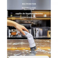 Cepillo lavavajillas eléctrico de mano para cocina ollas y sartenes dios ranura cepillo multifuncional cepillo de limpieza eléctrico - details 0