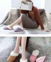 Zapatillas de casa de otoño e invierno, algodón antideslizante para parejas de interior de felpa cálidas para hombres y mujeres al por mayor - details 9
