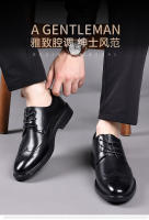 Zapatos de cuero zapatos de los hombres de cuero de gama alta suave primavera traje de vestir de negocios de los hombres zapatos de cuero estilo británico zapatos de boda - details 1