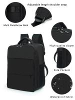 Mochila Unisex de gran capacidad para viaje de negocios, resistente al agua, ligera, duradera, multifuncional, 16 pulgadas - details 1