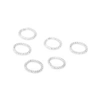 Anillos de salto de alambre trenzado de latón color oro de 18K de 5MM 6MM 8MM 10MM 12MM, anillos divididos, suministros para la fabricación de joyería, accesorios para bricolaje - details 3