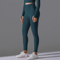 Hamidou-Pantalones deportivos de Yoga para mujer, mallas de cintura alta y caderas ajustadas, glúteos de melocotón, pantalones de Yoga desnudos de cintura alta - details 43