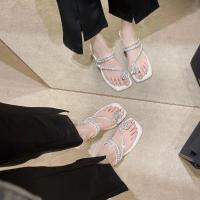 Sandalias de Diamante 2025 Punta de Diamante, Cabeza Cuadrada, Tacón Grueso, Zapatillas Fresh para Mujeres - details 4