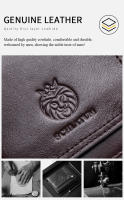 Cartera de Cuero Genuino SCHLATUM para Hombres Piel de Vaca de Capa Superior Vintage - details 3