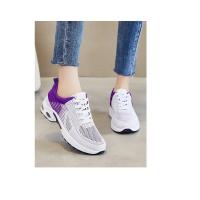 Zapatillas de correr transpirables con cordones para mujer, zapatillas deportivas con cojín de aire y malla ligera, zapatillas de entrenamiento para deportes al aire libre - details 14