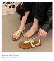 Sandalias planas con clip para mujer, nuevas de verano para uso al aire libre con faldas, chanclas de playa - details 12