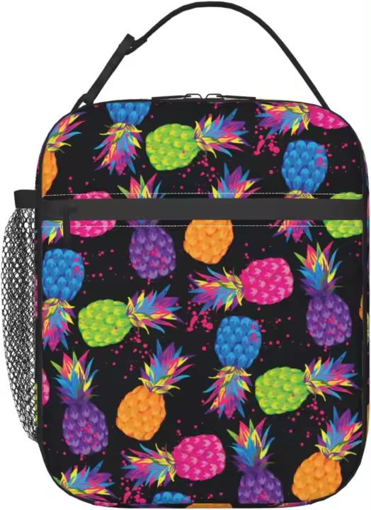 Caja de Almuerzo de Fuego de Fenix de ensueño Bolsas de Almuerzo Aisladas para Mujeres/Hombres/Ninas/Niños Mango Desmontable Bolsa de Comida Portátil para Cocina y Comedor - 1