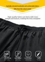 Pantalones cortos deportivos de verano para hombre, pantalones cortos deportivos de secado rápido, pantalones cortos ligeros para correr con bolsillos, pantalones de playa para gimnasio - details 1