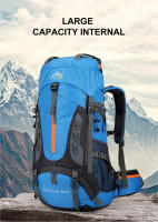 Mochila de Montañismo al Aire Libre para Hombres y Mujeres Bolsa de Viaje y Camping de 70L Mochila de Deporte con Diseño para Hombres y Mujeres Capacidad de 60-80 Litros - details 0