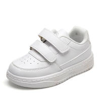 Zapatillas Deportivas Blancas para Niños y Niñas Zapatos de Tenis Escolares Informales Transpirables de Cuero PU Zapatos Deportivos Antideslizantes a la Moda - details 0