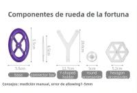 Un conjunto clásico de bloques magnéticos Juguetes construtores Macarons Colorido Bloques de construcción Educativo para niños del Instituto Montessori Regalo de Navidad para niñas y niños - details 17