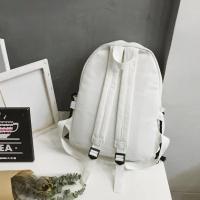 Mochila nvas grande para hombres y mujeres, cuello sual de color sólido, bolso de hombro escolar Vie, versión coreana - details 2