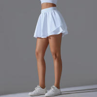 Falda de tenis de bádminton para mujer, interior, secado rápido, elasticidad, doble capa, yoga - details 4
