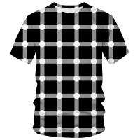 Camiseta con estampado 3D de luz mágica para hombre y mujer, camiseta informal de manga corta, ropa novedosa - details 2