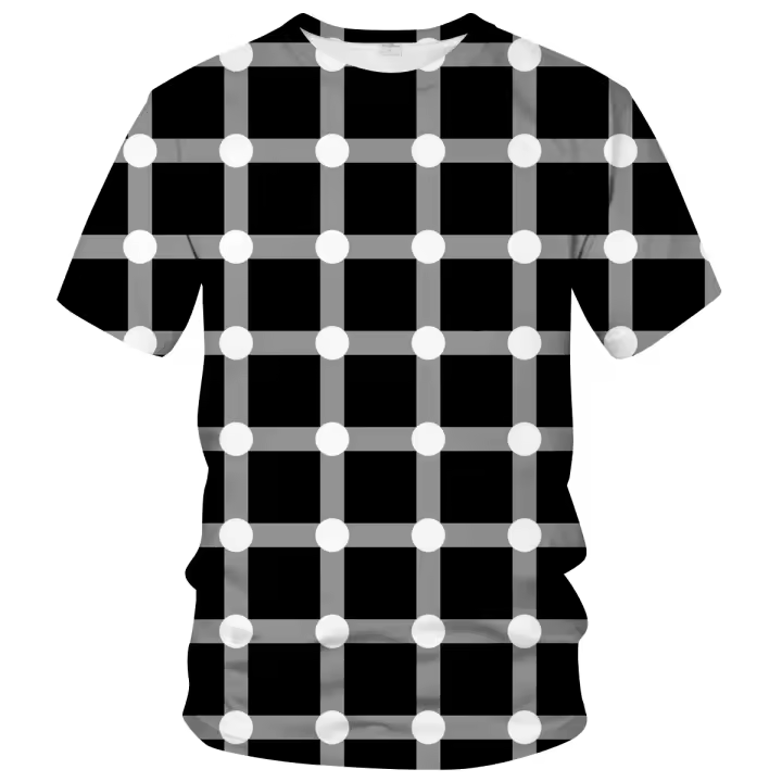 Camiseta con estampado 3D de luz mágica para hombre y mujer, camiseta informal de manga corta, ropa novedosa - 1