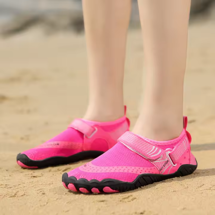Zapatillas mujer saguaro para caminar calzado descalzo mujer parejas unisexo ROJO-GRIS-NEGRO - 1