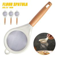 Colador de malla fina de acero inoxidable con mango de madera caliente para la eliminación de alimentos, colador de cocina - details 1