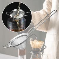 Cuchara coladora de malla de Material duradero, acero inoxidable no fácil de oxidar, cuchara de malla fina, Espumador de filtración fácil de limpiar, cocina - details 1