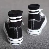 Invierno Harajuku moda deportes Unisex dos barras calcetines femeninos estilo coreano medias de tubo medio medias casuales - details 8