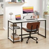 Escritorio de Computadora con Estantes Reversibles Mesa de Oficina para Ahorro de Espacio - details 59