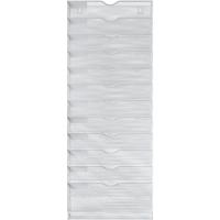 13 Compartimentos Metal A4 Soporte Documentos Pared Oficina Archivador de Pared Organizador Revistas Correo Pared Almacenamiento Archivos Revistero,Blanco - details 3