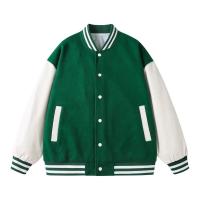 Chaqueta de Béisbol de Moda y Calidad Manga de Cuero con Parche de Sport - details 2