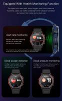 Reloj inteligente deportivo para hombre y mujer, pulsera resistente al agua con batería de larga duración,llamada BT,para teléfono - details 5
