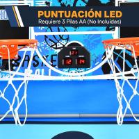 juego baloncesto, Marcador LED digital, Plegable, Para niños y Adultos, Ideal para interiores y exteriores - details 16