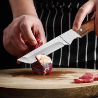Cuchillo De Afeitar Profesional De Acero Inoxidable Para Carne De Oveja Y Res Cuchillo De Corte Para Verduras Y Frutas Con Mango De Madera - details 4