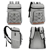 Bolsa nevera impermeable de gran capacidad, con aislamiento térmico para acampar al aire libre - details 3